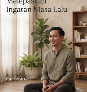 Adjie Santosoputro duduk hening di ruang tenang